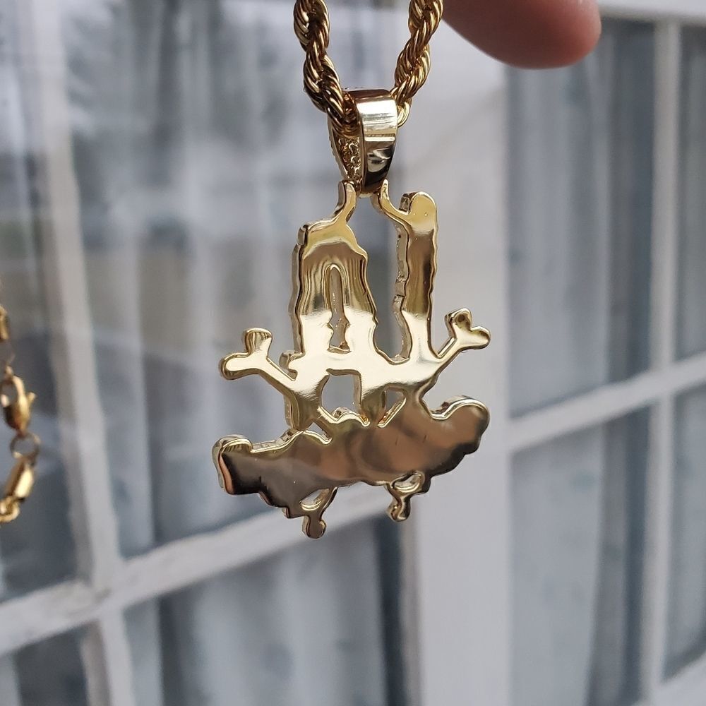Gold Rolling Loud Necklace  - Picture 3 of 3